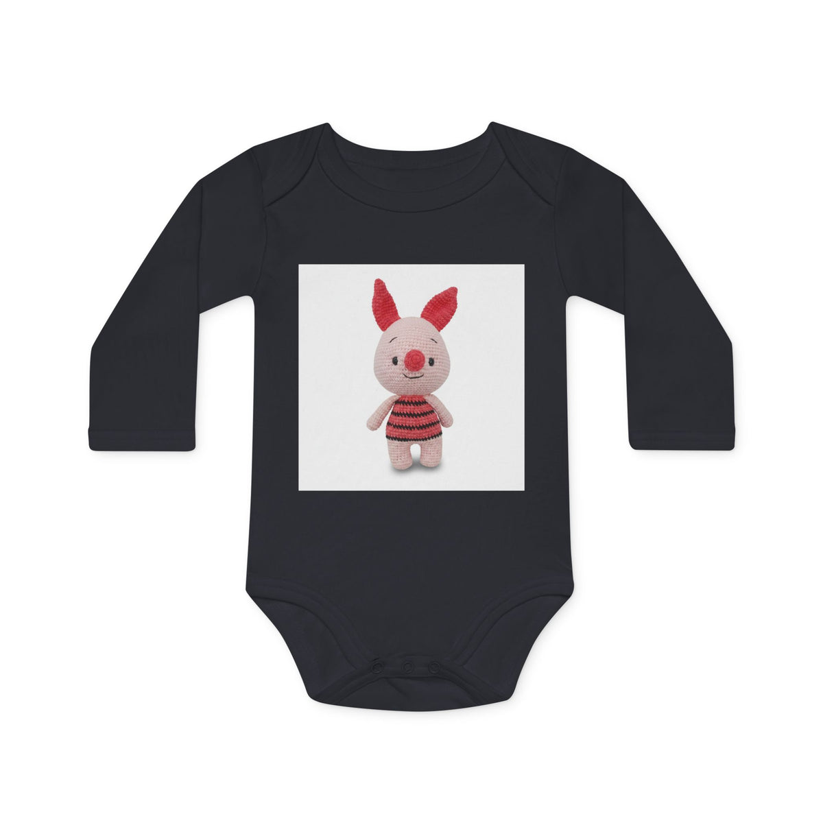 Gepersonaliseerde Babyromper met Eigen Foto – Biologisch & Lange Mouwen