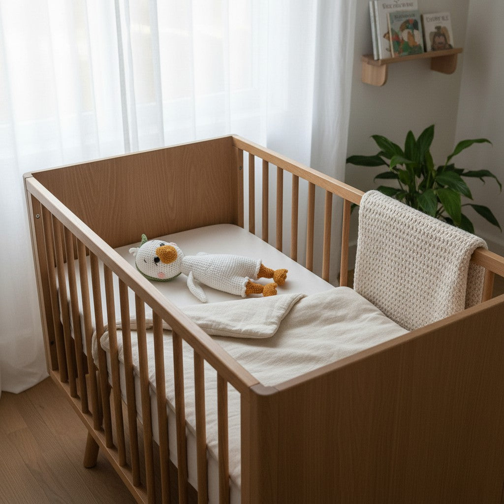 Nuvinokids Handgehaakte Gans Knuffel van 100% Katoen