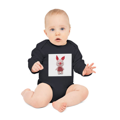 Gepersonaliseerde Babyromper met Eigen Foto – Biologisch & Lange Mouwen