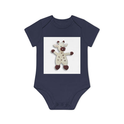 Gepersonaliseerde Babyromper met Eigen Foto – Biologisch & Korte Mouwen