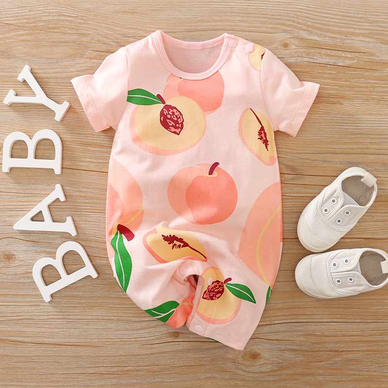 Comfortabele baby onesie met korte mouwen