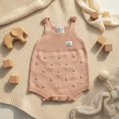 Nuvinokids Baby Romper Soft Pink