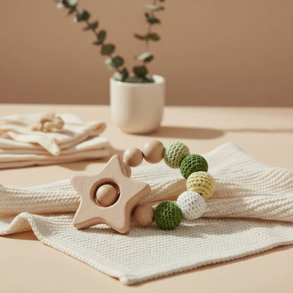 Nuvinokids 6-delige Katoenen Kraamcadeau Set Dino