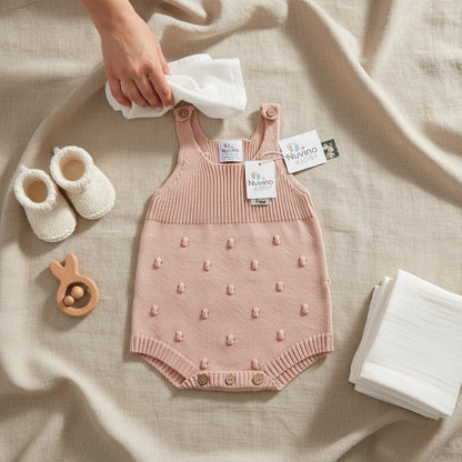 Nuvinokids Baby Romper Soft Pink