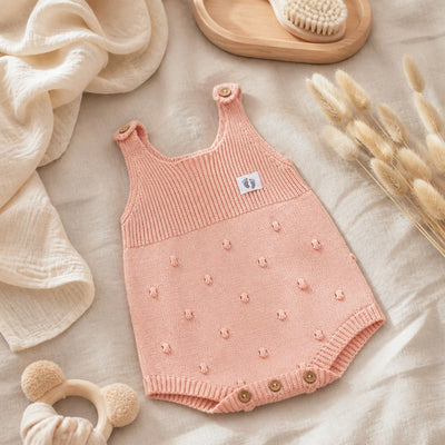 Nuvinokids Baby Romper Blushroze