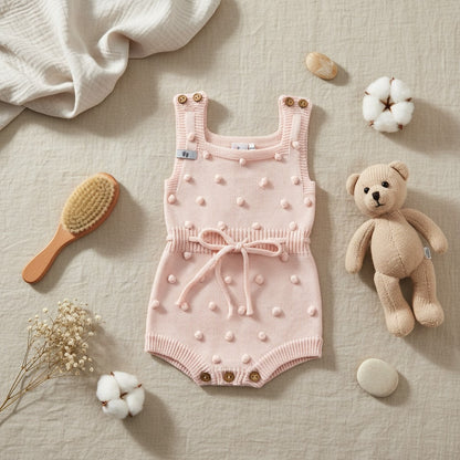 Nuvinokids Baby Romper Soft Pink