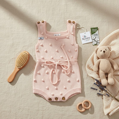 Nuvinokids Bio Baby Romper Soft Pink