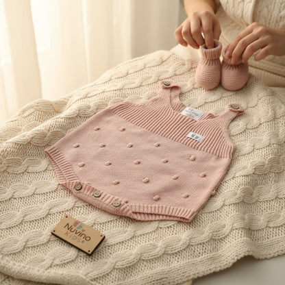 Nuvinokids Baby Romper Soft Pink
