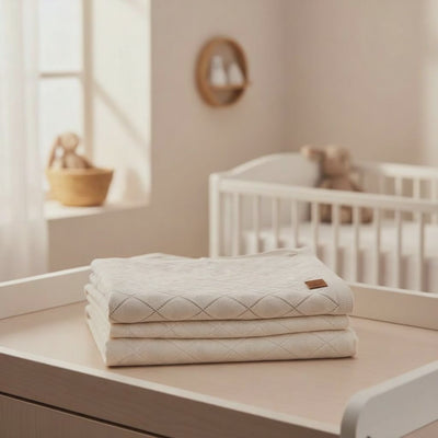 Nuvinokids Baby Deken Cream Hearts